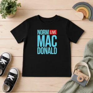 Official Norm Live Macdonald Kids T-Shirt
