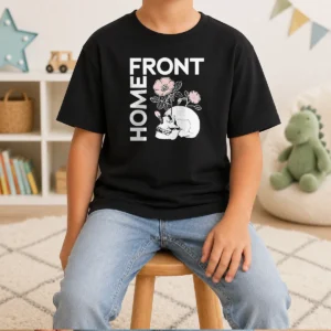 Premium Homefront Skull Flowers Shirt - Image 9