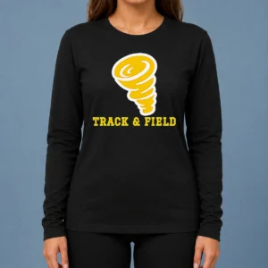Original Tornado Track And Field Athletics Logo Long Sleeve Shirt