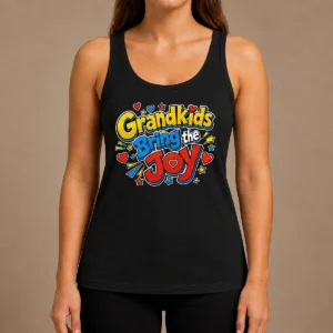 Pretty Grandparents Day Grandkids Bring The Joy Pop Art Tank Top