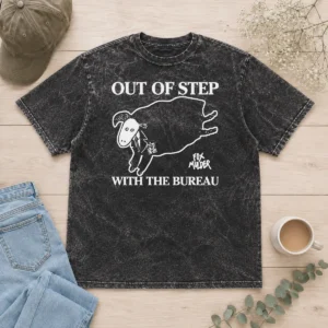 Nice Official Fox Mulder Out Of Step With The Bureau Washed T-Shirt