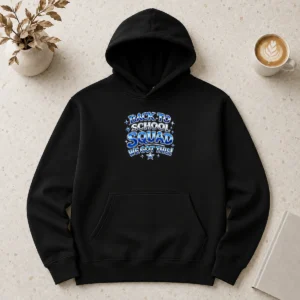 Top Nice Back To School Squad Y2K Chrome Style Hoodie