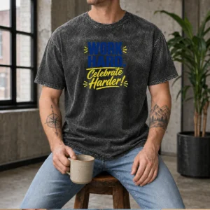 Hot Labour Day Celebration Pride Minimalist Washed T-Shirt