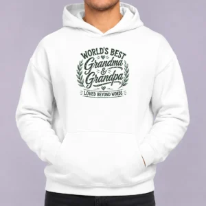 Pretty Grandparents Day Gratitude Sketch Loved Grandchild Hoodie