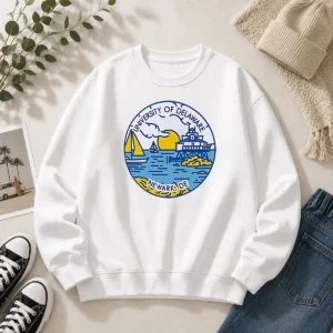 Pretty University Of Delaware Newark DE Coastal Emblem Sweater