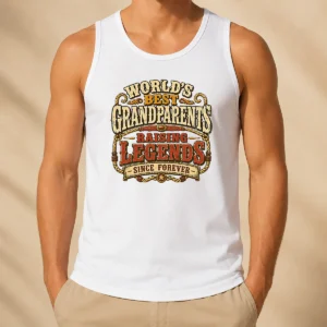 Hot Awesome Grandparents Day Legendary Roots Western Vintage Tank Top