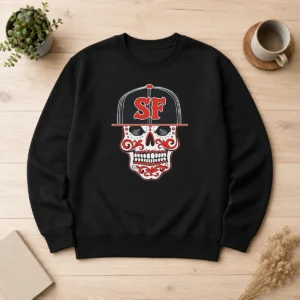 Awesome Sf Sugar Skull San Francisco Hat Sweater
