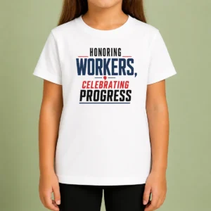 Hot Good Labour Day Celebration Honoring Workers Minimalist Kids T-Shirt