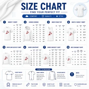 Size chart for Top Cat Wearing Horse Mask This Is My Year with measurements in inches and cm