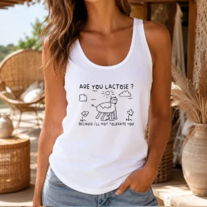 Premium Are You Lactose Because Ill Not Tolerate You Cow Tank Top