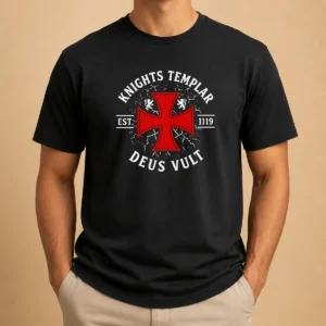 Awesome Knights Templar Est 1119 Deus Vult Crusader