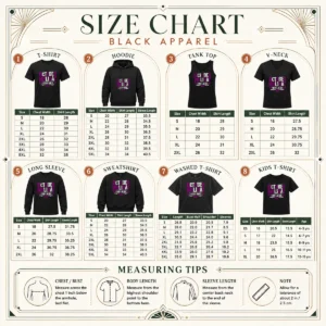 Size chart for Good October Holiday Ireland Stencil For Cozy Fall Celebrat with measurements in inches and cm