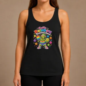 Awesome Coffs Rainbow Pickleball Squad Kawaii Tank Top