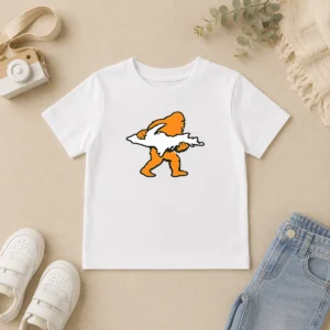 Premium Bigfoot Holding UP Of Michigan Upper Peninsula Kids T-Shirt