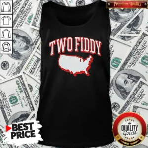 Pretty Good Two Fiddy Triple B USA Map Tank Top