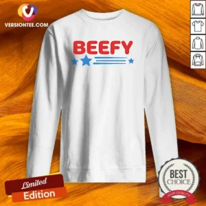 Hot The Bear Beefy Stars Sweatshirt