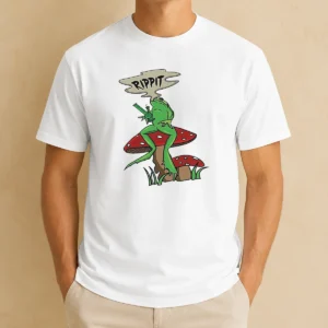 Top Frog Holding Gun Rippit