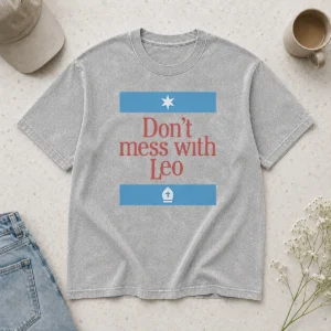 Original Top Don'T Mess With Pope Leo XIV Washed T-Shirt