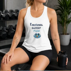 Funny Emotional Support Frog Fizzarolli Tank Top