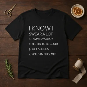 Official I Know I Swear A Lot I Am Very Sorry I'Ll Try To Be Good 1 And 2 Are Lies You Can Fuck Off