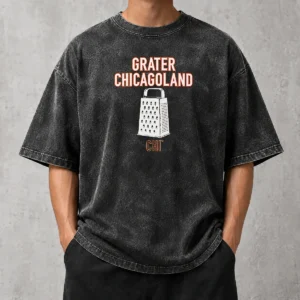 Hot Good Grater Chicagoland Chicago Bears Washed T-Shirt