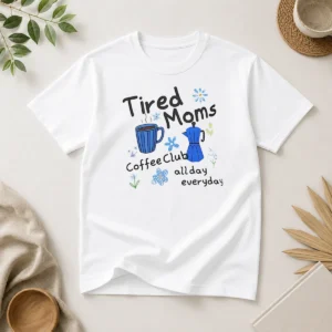 Top Tired Moms Coffee Club All Day Everyday