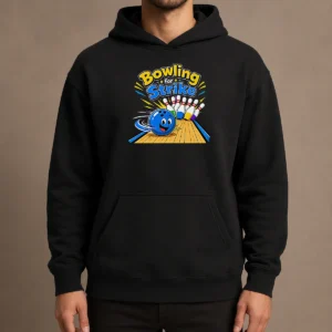 Good Bowling For Strike Fun Vector Hoodie