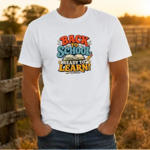 Pretty Back To School Ready To Learn Vintage