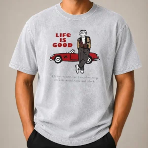 Top Ferris Bueller Life Is Good Life Moves Pretty Fast If You Do Not Stop Washed T-Shirt