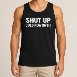 Nice Shut Up Collinsworth NFL Football Broadcaster Tank Top