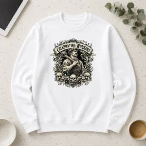 Nice Top Labour Day Celebration Workers Gothic Tattoo Long Sleeve Shirt