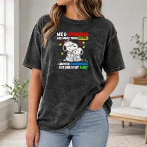 Pretty Snoopy And Grandma Me Are More Than Besties I Am Her Accomplice And She Is My Washed T-Shirt