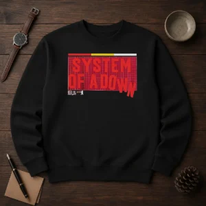 Hot System Of A Down Berlin Germany Olympiastadion On July 8 2026 Down Text Sweater