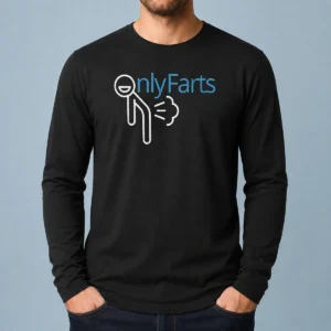Nice Onlyfarts Onlyfan Logo Long Sleeve Shirt