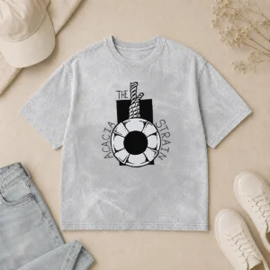 Official The Acacia Strain Life Preserver Ring Rope Washed T-Shirt