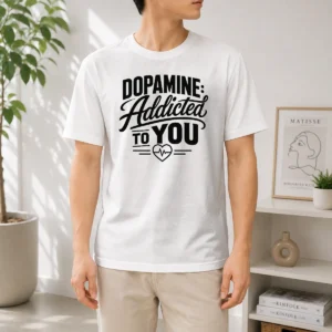 Pretty Dopamine Addicted To You Line Art Romance