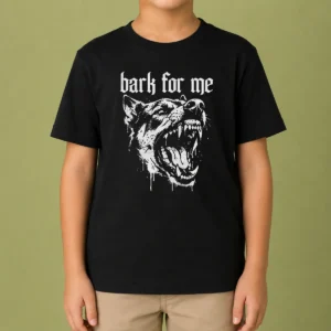 Top Bark For Me Sarcastic Dog Kids T-Shirt