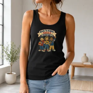 Good Back To School Squad Retro Distressed Tank Top