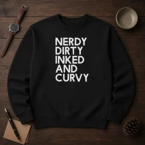 Good Nerdy Dirty Inked And Curvy Sweater