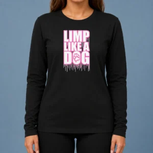 Premium Pretty Limp Like A Dog Paw Print Long Sleeve Shirt
