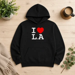 Pretty I Love LA Basic Hoodie