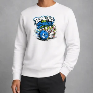 Funny Pretty Bowling For Strike Fun Grunge Streetwear Sweater