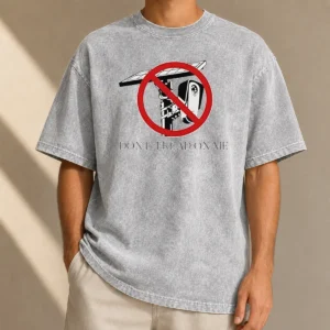 Official Surveillance Camera Solar Power Gadsden Flag DONT TREAD ON ME Libertarian Washed T Shirt in soft cotton fabric with vintage wash