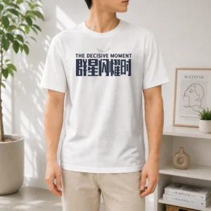 Hot The Decisive Moment t shirt in classic fit with bold graphic print on front