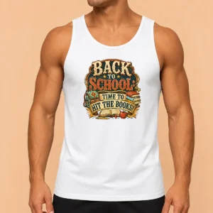 Top Back To School Excitement Western Vintage Tank Top