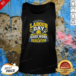 Funny Labour Day Celebration Typography Tank Top