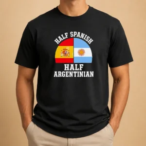 Top Funny Half Spanish Half Argentinian Flags