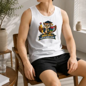 Official Back To School Owl Mascot Squad Tank Top