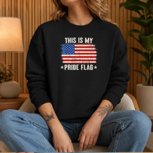 Nice This Is My Pride Flag United States Of America Patriotic National Flag Sweater