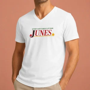 Top Every Day'S Great At Your Junes V-Neck Shirt